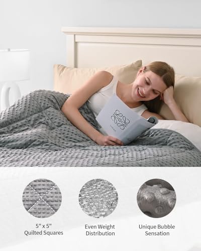 Mr. Sandman Weighted Blanket for Adults, King Size 20 lbs, 88 x 104 Inches - Image 4
