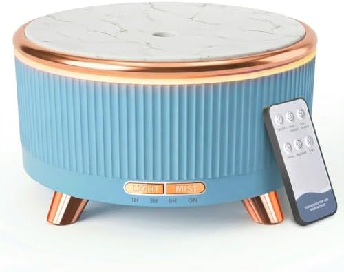 500ml Essential Oil Diffuser, Ultrasonic Aromatherapy Humidifier by YOUENKITY