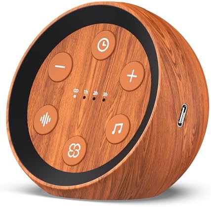 Plug in White Noise Machine Sleep Sound Machine with 32 Soothing Sounds Loud Brown Noise Machine with 36 Volume Levels 4 for Baby Kid Adults Noise Cancelling Machine Timer for Office Privacy by SoundMe