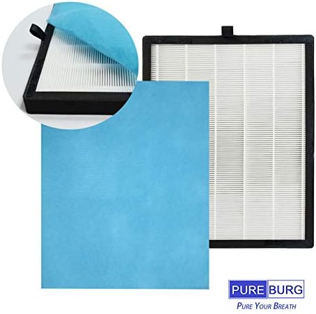 PUREBURG Replacement Filter Set Compatible with Colzer 142C, Simpure HP9, SP-HP9-RF Air Purifiers, 2-Pack H13 HEPA 4-Stage Filtration Activated carbon - Image 3