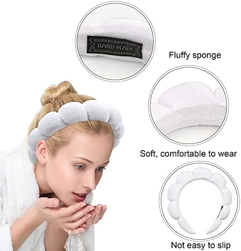 Ayesha Spa Headband for Washing Face Makeup Skincare Soft Sponge Hair band - Image 4