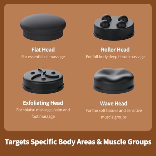 Massage Gun Deep Tissue for Women, Vibration Therapy for Muscle Recovery Pain Relief Cellulite Massager for Leg Thigh Abdomen Neck Shoulder Lymphatic Drainage Massager Body Sculpting Machine - Image 5
