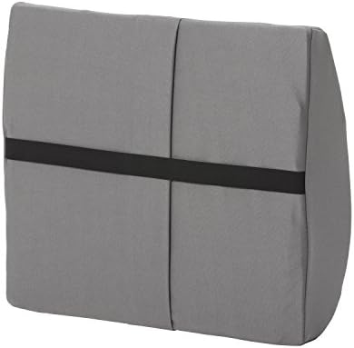 DMI Lumbar Support Pillow for Chair to Assist with Back Support with Removable Washable Cover and Firm Insert to Ease Lower Back Pain while Improving Posture, 14 x 13 x 5, Contoured Foam, Elite, Gray - Image 4