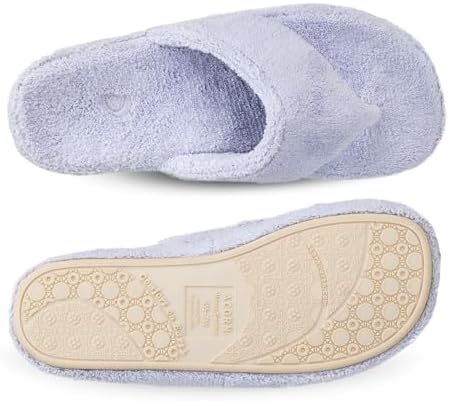 Acorn Women's Spa Thong Slippers with Cloud Contour Comfort - Arch Support and Plush Fluffy Terry Lining, Perfect for Beach, Camping, Poolside, or Bathroom Wear - Image 6