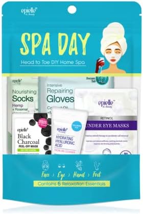Epielle Spa Day Kit, 6 Relaxation Essentials, Hydrating & Detoxifying for Radiant Skin, At-Home Spa Kit, Self Care Gifts for Women, Korean Skin Care Set, Stocking Stuffers (Pack of 2) - Image 2