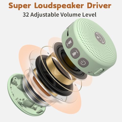 Portable Sound Machine Mini White Noise Machine Baby Shushing Brown Noise Machine with 30 Soothing Sounds for Kids Adults Dogs Auto-Off Timer 32 Volume Levels Sleep Machine for Home Office Privacy - Image 5