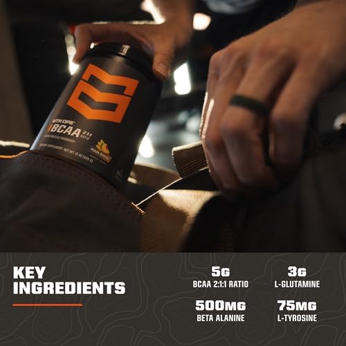 MTN OPS BCAA Powder for Muscle Recovery, Peach Mango - Image 4