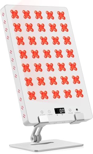 Red Light Therapy Panel for Body, 660nm Red & 850nm Near Infrared Light Therapy Panel for Full Body & Face Supports Pain Relief, Skin Care, Recovery, Sleep & Performance by iPlantop