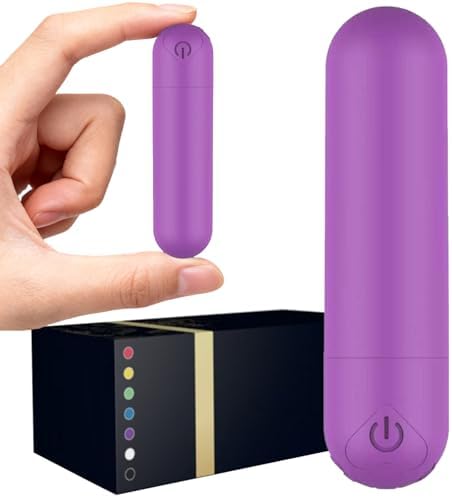 Mini Handheld Electric Back Massager Waterproof Quite Massager, Portable Massager for Back Neck Shoulder Body,Purple by Smmgqeee