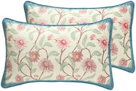 patdrea Designer Velvet Throw Pillow Cover,Set of 2,12"x20"-MontebourgD by patdrea