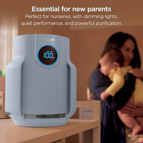 Shark NeverChange Compact Pro Air Purifier, HP071BRN, Winter Fog - Image 4
