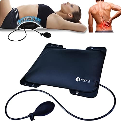 AJUVIA Lumbar Decompressor Portable Lumbar Traction Device, Back Pain Pillow for Sleeping, Fast Relief for Herniated Disc, Sciatica Pain, Scoliosis by AJUVIA