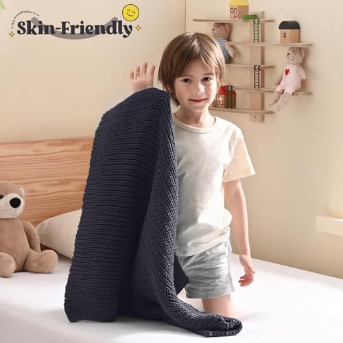 Guohaoi Knitted Weighted Blanket for Adults, 20"x30" 2lbs Full/Queen Size - Image 2