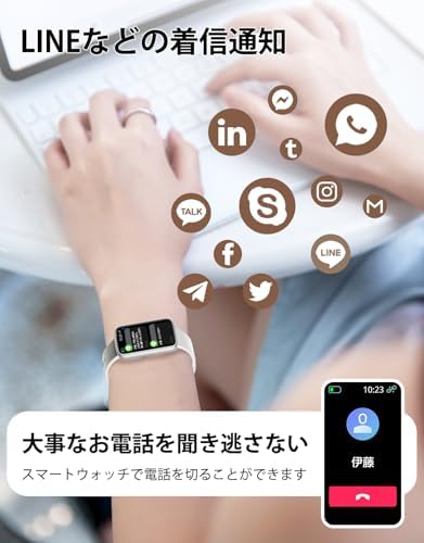 Fitness Watches for Women, LYNN2 Fitness Tracker with Heart Rate Monitor Blood Oxygen/Sleep Tracker Pedometer, Slim Step Tracker Watch for iOS/Android Phones Waterproof (Milky White) - Image 5
