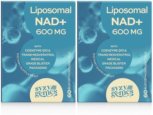 NAD+ NMN Alternative, Liposomal Formula, 120 Softgels by SYZYGENICS