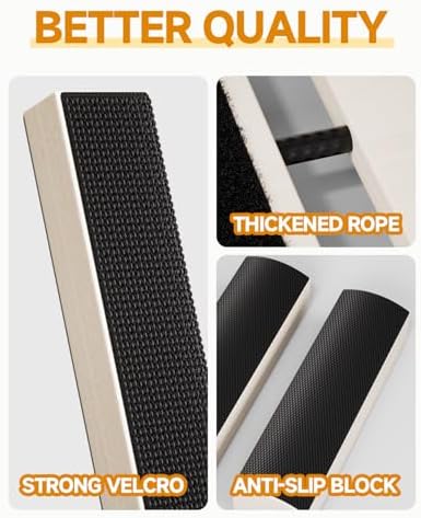 2PCS Sidekick Ankle Board,Blackboard Foot Trainer Single-Leg Balance Board Ankle Strengthener Foot Balance Trainer Exerciser for Sprains,Posture Correction,Intensive Training-Portable Bag - Image 4