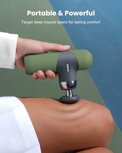RENPHO Mini Thermal Massage Gun with Heat, Color Silicone Casing, 4 Speeds - Image 6