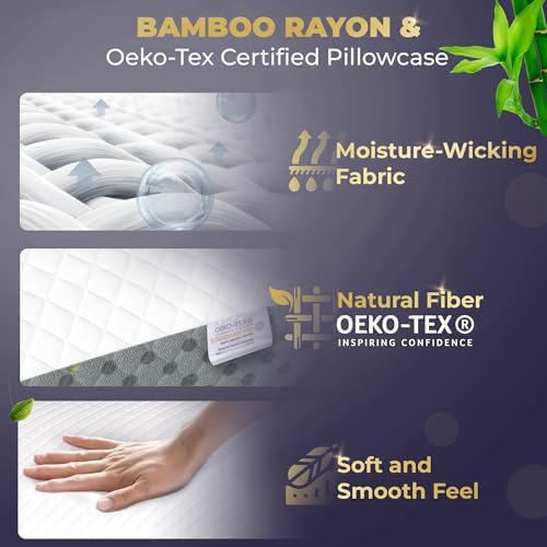 Royal Therapy Memory Foam Pillow, Queen Pain Relief, Neck and Shoulder, Pain, Side Sleeper Pillow, Cervical, Neck Sleeping - Image 7