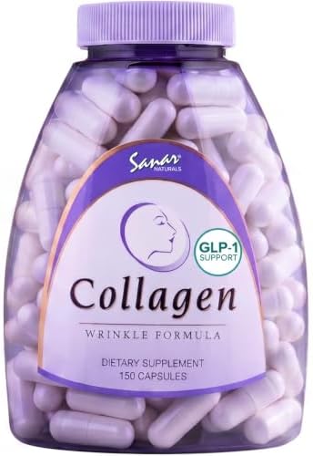 Sanar Naturals Collagen Peptides for Women & Men, GLP-1 Support, 150 Pills by SanarNaturals