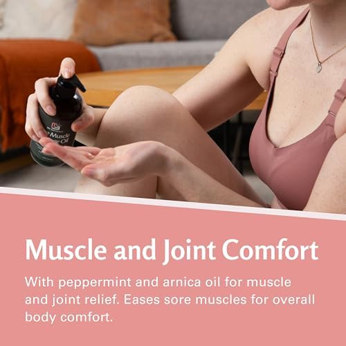 Arnica Massage Oil for Sore Muscles with Collagen, Stem Cells 8 fl oz by M3 - Image 3