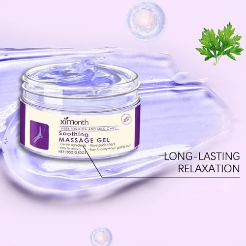 2 Pcs Joint Soothing Massage Purple Gel,Soothes Knees, Lumbar, Neck, Hands,Feet and Joint Activities Throughout The Body Massage Cream. - Image 2