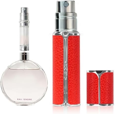 AF01RD Leather Perfume atomiser Bottom Fill, 5ml by muilsae
