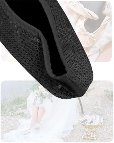 Stylish Foldable Ballet Flats for Women Portable Roll Up Travel Shoes for Wedding Bridesmaid Includes Carrying Pouch - Image 4
