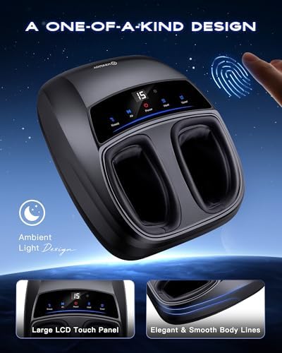 KINGJOY Foot Massager with Heat for Neuropathy and Plantar Fasciitis Relief - Image 6
