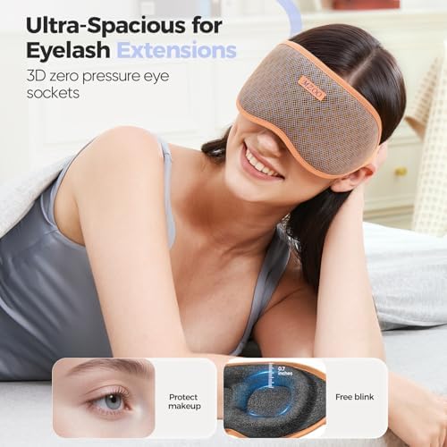 MZOO Pro Breathable Blackout Sleep Mask, Gift for Women Men - Image 4