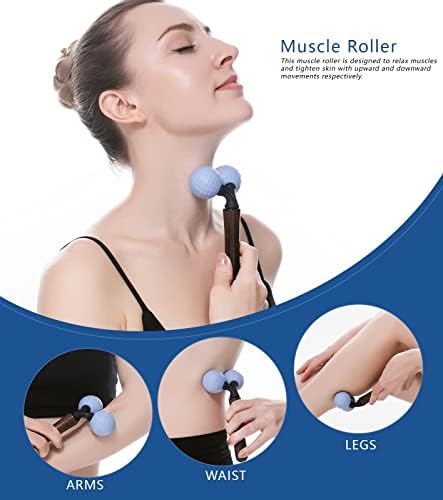 Relax Massage Roller，Handheld Total Body Massager Tools for Back, Neck, Foot, Calf, Leg, Arm & Deep Tissue Massager Relief for Sore Muscles - Image 3