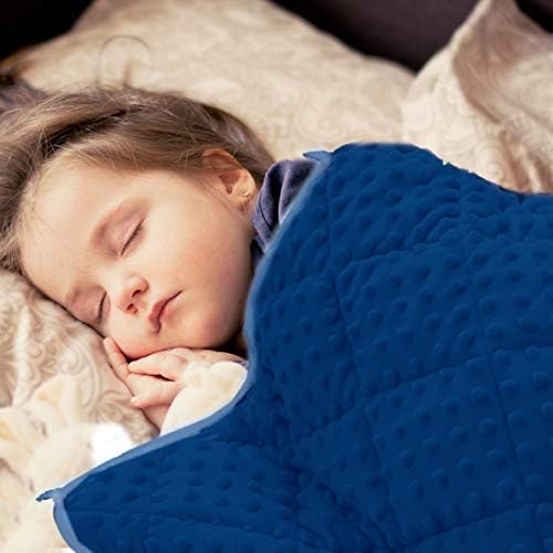 MAXTID Weighted Blanket for Kids, 3lbs, Blue 36inx48in, Boys and Girls by MAXTID
