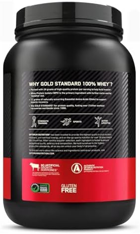 Optimum Nutrition Gold Standard 100% Whey Protein Powder, Banana Cream, 2 Pound (Packaging May Vary) (Pack of 6) - Image 3