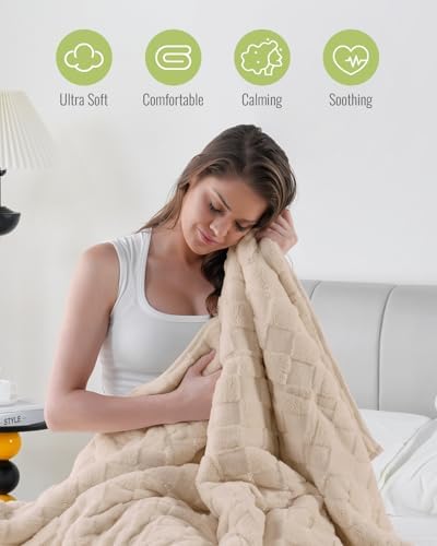 Uttermara Weighted Blankets for Adults Full Size, 12lbs 48x72 inches - Image 4