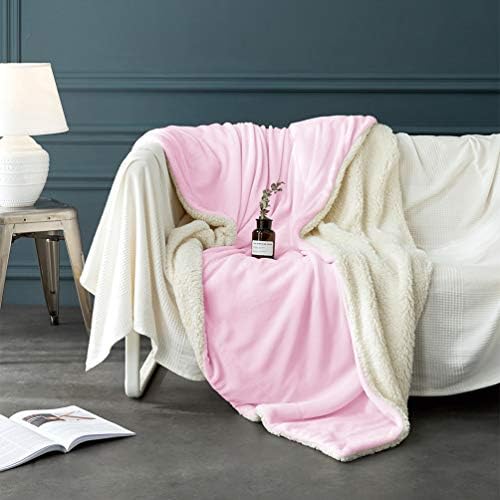 LBRO2M Sherpa Fleece Bed Blanket Super Soft Plush Warm Throw Twin 65"X90" - Image 3