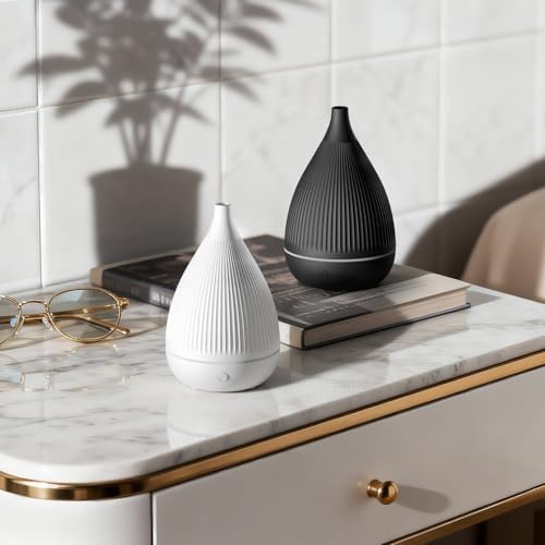 Ultrasonic Essential Oil Diffuser, Home Fragrance Aroma Diffuser with Auto Shut-Off, Color Change Night Light & Ultra-Quiet Operation, BPA-Free Portable Aromatherapy Humidifier for Home (Black) - Image 7