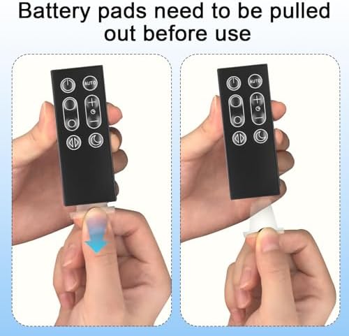 Replacement Remote Control for Dyson Fan,Compatible with Dyson Pure Cool Link DP01 DP03 TP02 TP03 Purifying Fan with Battery with Magnetic,Part No.967400-01 - Image 3