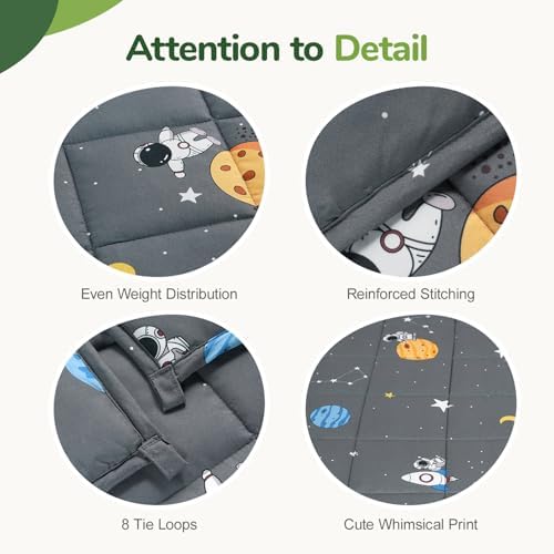 Sivio Weighted Blanket for Sleep, 7lbs, 41 x 60 inches - Image 4