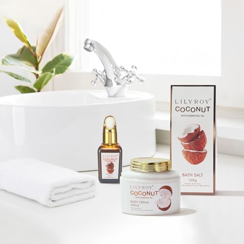 Spa Gifts, Bath Set, Birthday Gift - Coconut Spa Gift Baskets for Women - Image 6
