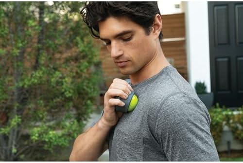 TRIGGERPOINT Performance Handheld Massage Roller Ball, Green/Grey, One Size - Image 3