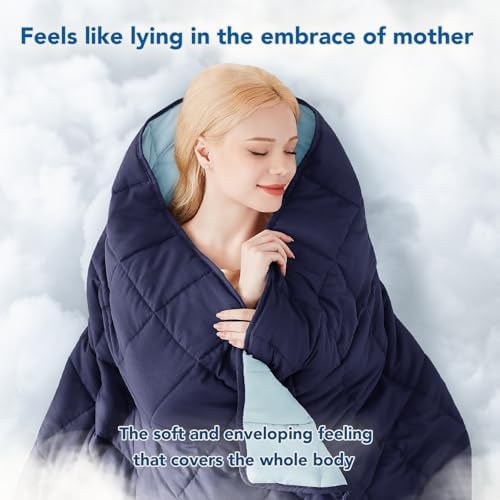 Topcee Weighted Blanket (20lbs 80"x87" King Size) Soft Cooling Heavy Blanket Sleeping, Apply to 190-210 lbs Body, Thick Breathable Blanket with Glass Bead, Easy Care - Image 3