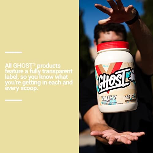 GHOST Whey Protein Powder, Milk Chocolate - 2LB, 25G of Protein - Image 5