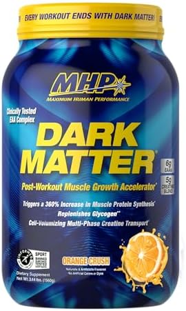 MHP Dark Matter Post-Workout Recovery Formula Creatine Orange Crush 20 Serv by MaximumHumanPerformance