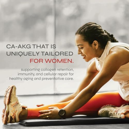 Rejuvant Women's AKG Longevity Supplement 1000MG Ultra 98% Pure (Calcium Alpha-Ketoglutarate), Patented Vitamin Rich Controlled Release Formula Supports Cell Repair and Quality of Life, 180 Tablets - Image 2