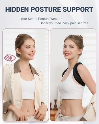 Posture Corrector for Men and Women Adjustable Back Brace for Spine Alignment, Shoulder and Clavicle Support, Breathable Back Straightener for Upper & Lower Back Pain Relief - Image 5