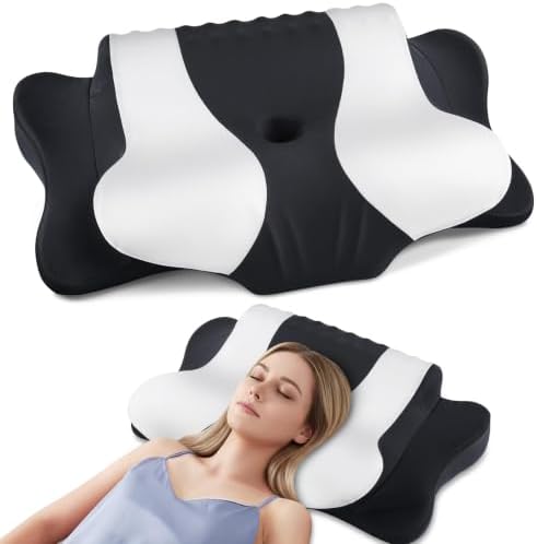 DONAMA Cervical Pillow for Neck Pain, Ergonomic Memory Foam Contour Pillow by DONAMA