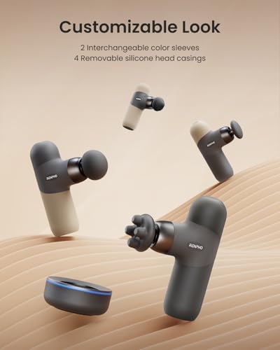 RENPHO Mini Thermal Deluxe Massage Gun with Heat, Charging Dock, Small - Image 5