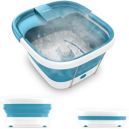 Homedics Smart Space Collapsible Foot Spa, Heat-Maintaining by Homedics