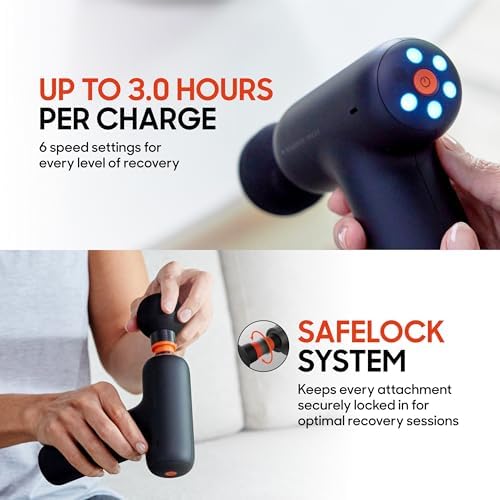 Sharper Image Powerboost Core Mini Percussion Massage Gun, 2026 Version - Image 4