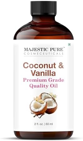 Majestic Pure Coconut Vanilla Essential Oil for Diffuser - 2 Fl Oz by BeautyandPersonalCare