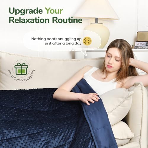 Sivio Weighted Blanket for Adults, King Size, 15 lb 80 x 87 inch - Image 4